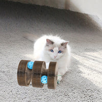 HKM-9924157 Magic Accordion Cat Scratch Board with Changeable Track Balls - Arch Bridge Design