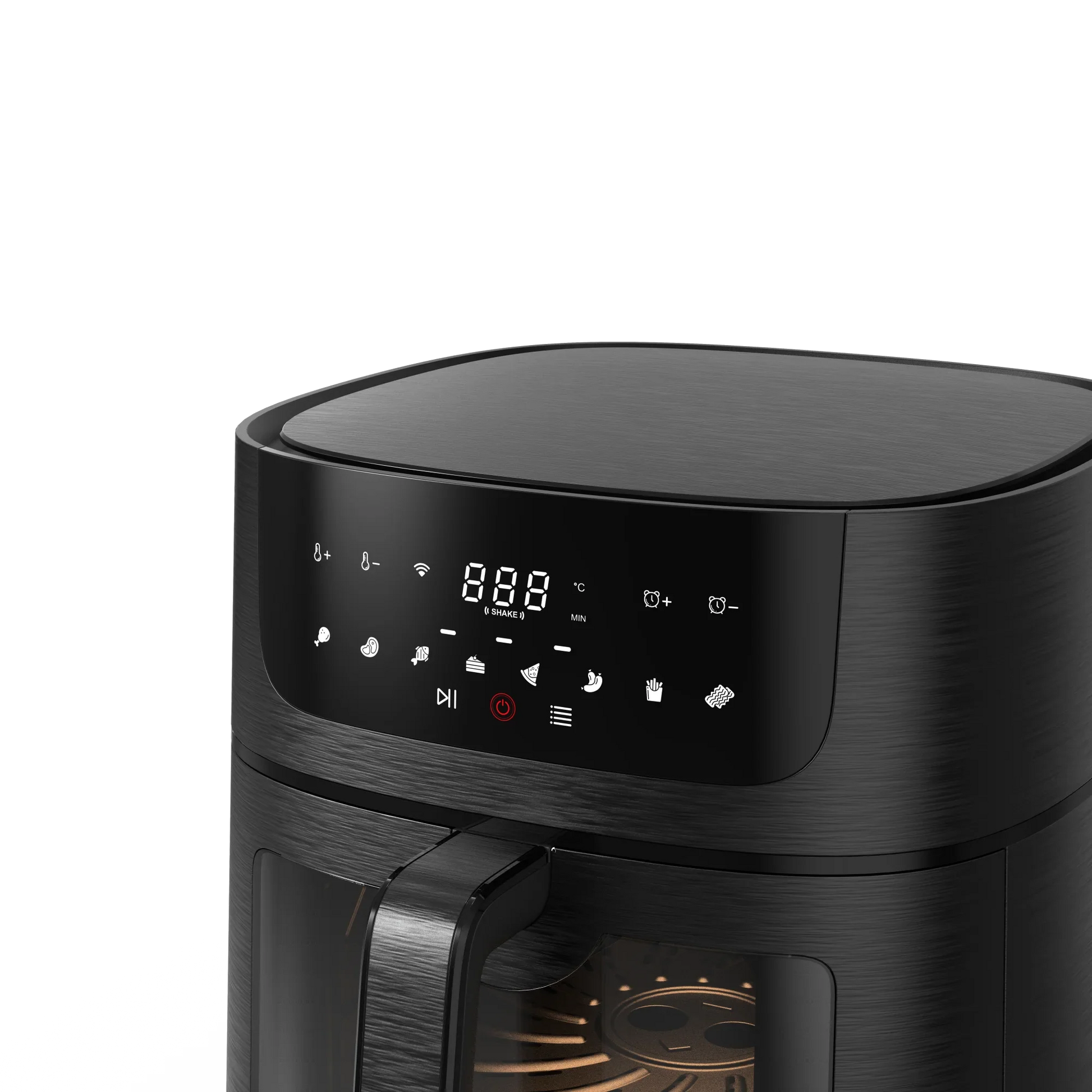 HKM-992467 8L Digital Window Air Fryer with WiFi - Oil-Free Cooking and Mini Rack Design