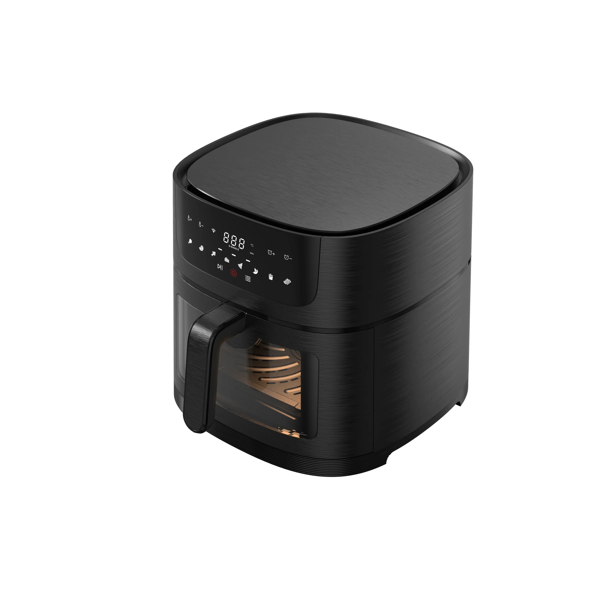 HKM-992467 8L Digital Window Air Fryer with WiFi - Oil-Free Cooking and Mini Rack Design