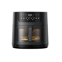 HKM-992467 8L Digital Window Air Fryer with WiFi - Oil-Free Cooking and Mini Rack Design