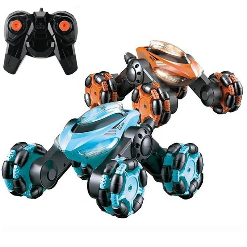 HKM-992467 Remote Control Spinning Drift Stunt Truck for Indoor and Outdoor Fun, 26.5CM 2.4G, Colorful Design