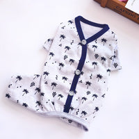 HKM-9926333 Cozy Cotton Dog Pajamas for Stylish Comfort in Four-Legged Friends