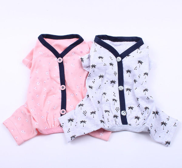 HKM-9926333 Cozy Cotton Dog Pajamas for Stylish Comfort in Four-Legged Friends