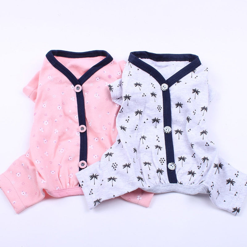 HKM-9926333 Cozy Cotton Dog Pajamas for Stylish Comfort in Four-Legged Friends