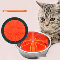 HKM-9927741 Silicone Dog Snack Licking Mat - Round Slow Feed Suction Cup Pet Dish in Gray, Purple, Orange, Black