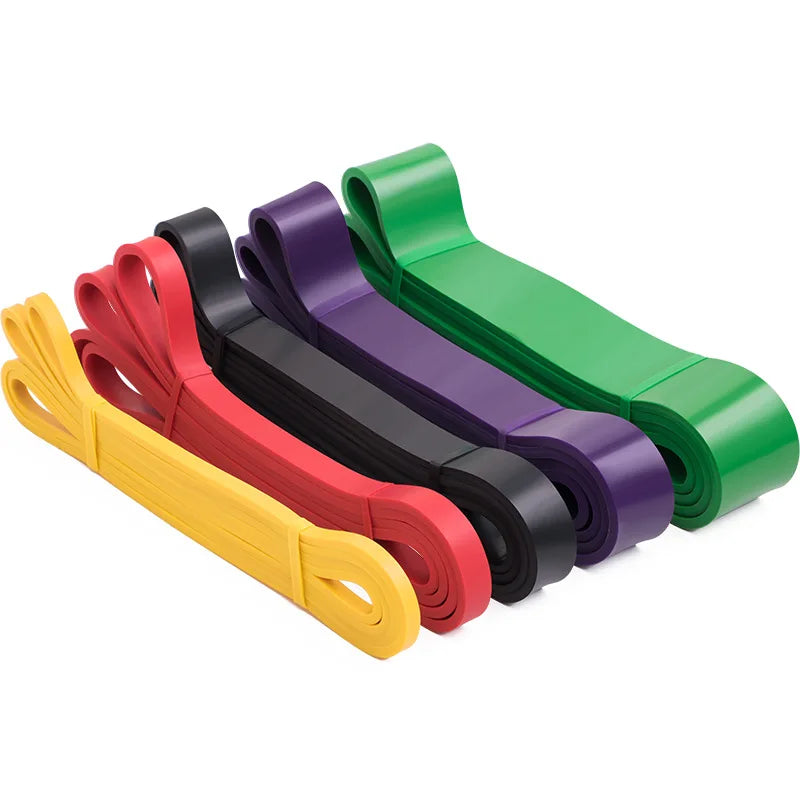 HKM-992915 Custom Resistance Band Set - Elastic Fitness Bands in Red and Black for Pull-Ups