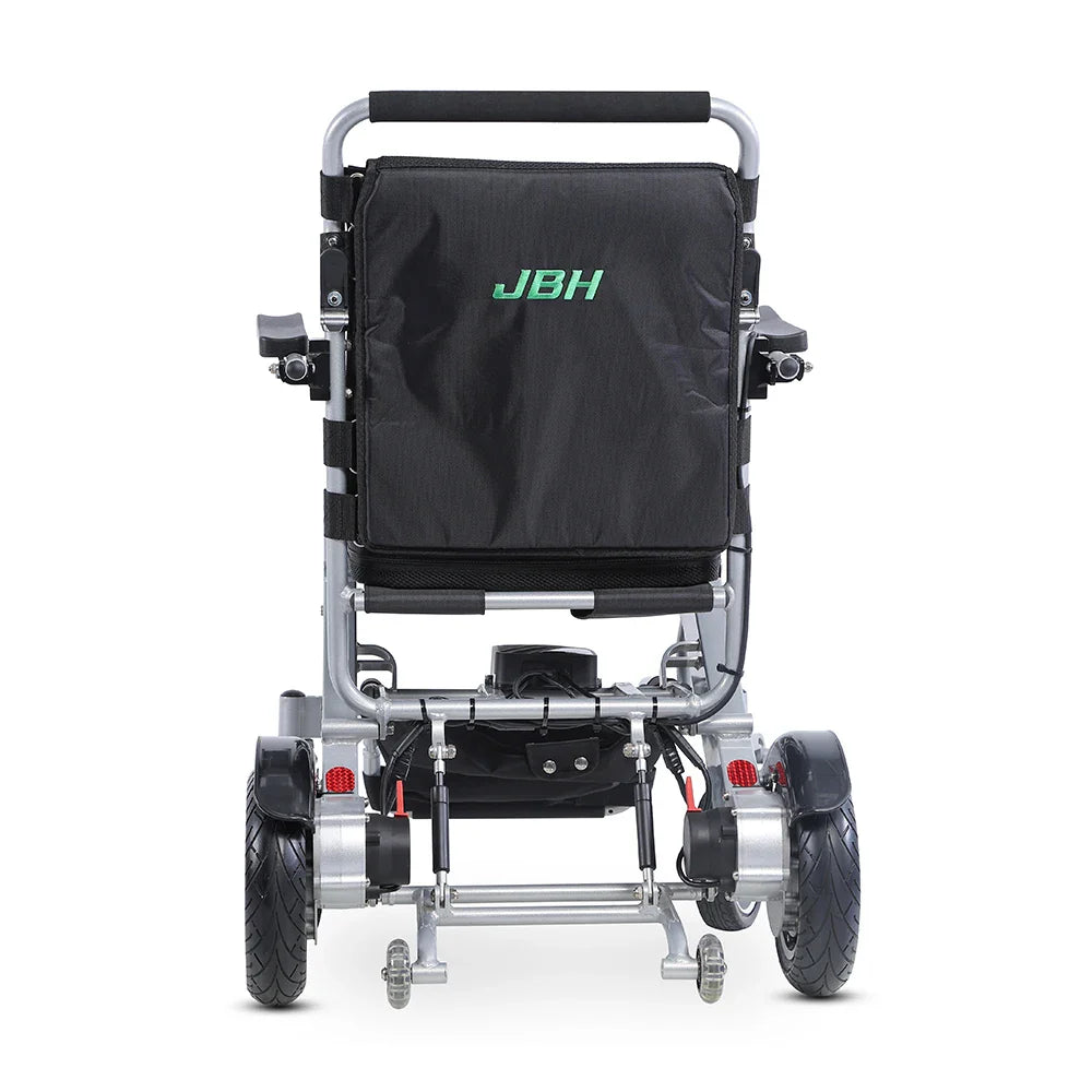 HKM-992915 Lightweight Foldable Electric Wheelchair for Adults with 4-Wheel Reclining Functionality