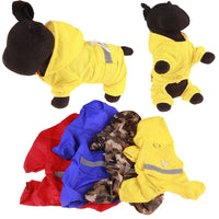 HKM-9930301 Pet Raincoat with Hat - Four Color Options, Casual Style, Acrylic Material