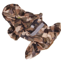 HKM-9930301 Pet Raincoat with Hat - Four Color Options, Casual Style, Acrylic Material