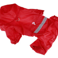 HKM-9930301 Pet Raincoat with Hat - Four Color Options, Casual Style, Acrylic Material