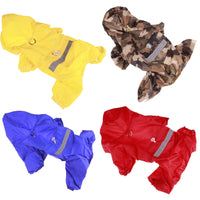 HKM-9930301 Pet Raincoat with Hat - Four Color Options, Casual Style, Acrylic Material