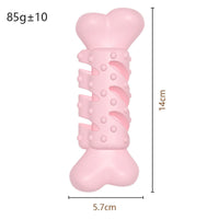 HKM-9930557 Pet Teething Chewing Toy - TPR Material, Solid Color Design in Orchid, Pink & Green