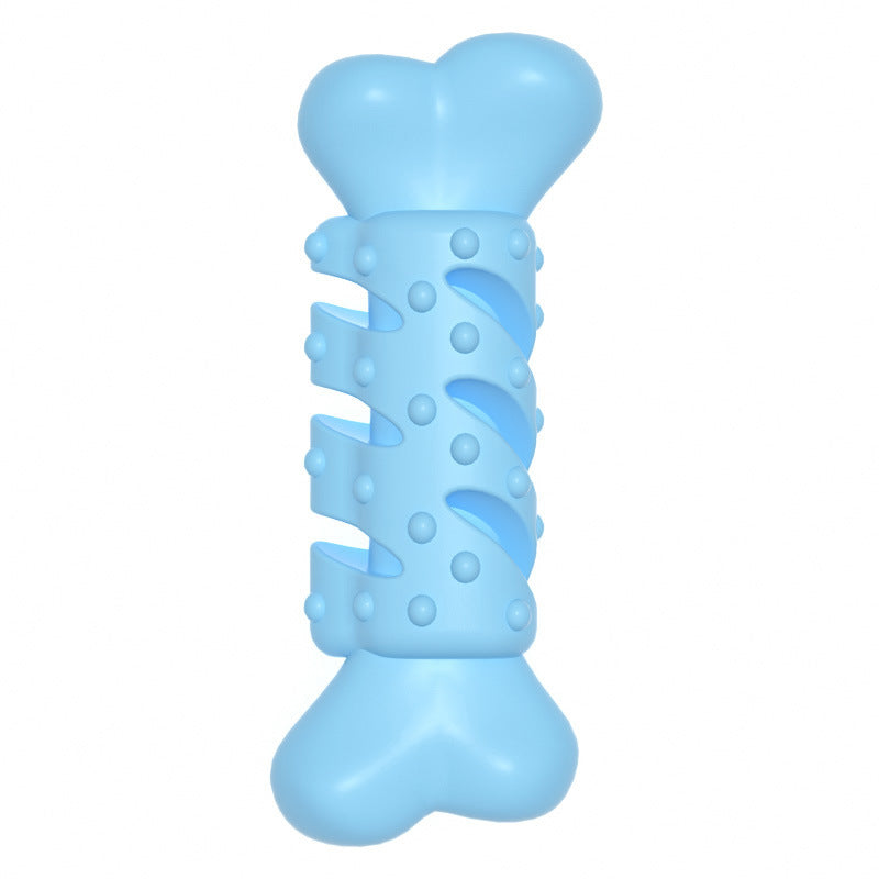 HKM-9930557 Pet Teething Chewing Toy - TPR Material, Solid Color Design in Orchid, Pink & Green