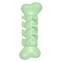 HKM-9930557 Pet Teething Chewing Toy - TPR Material, Solid Color Design in Orchid, Pink & Green