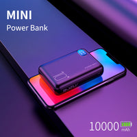 HKM-993107 10000mAh Dual USB Power Bank with Digital Display
