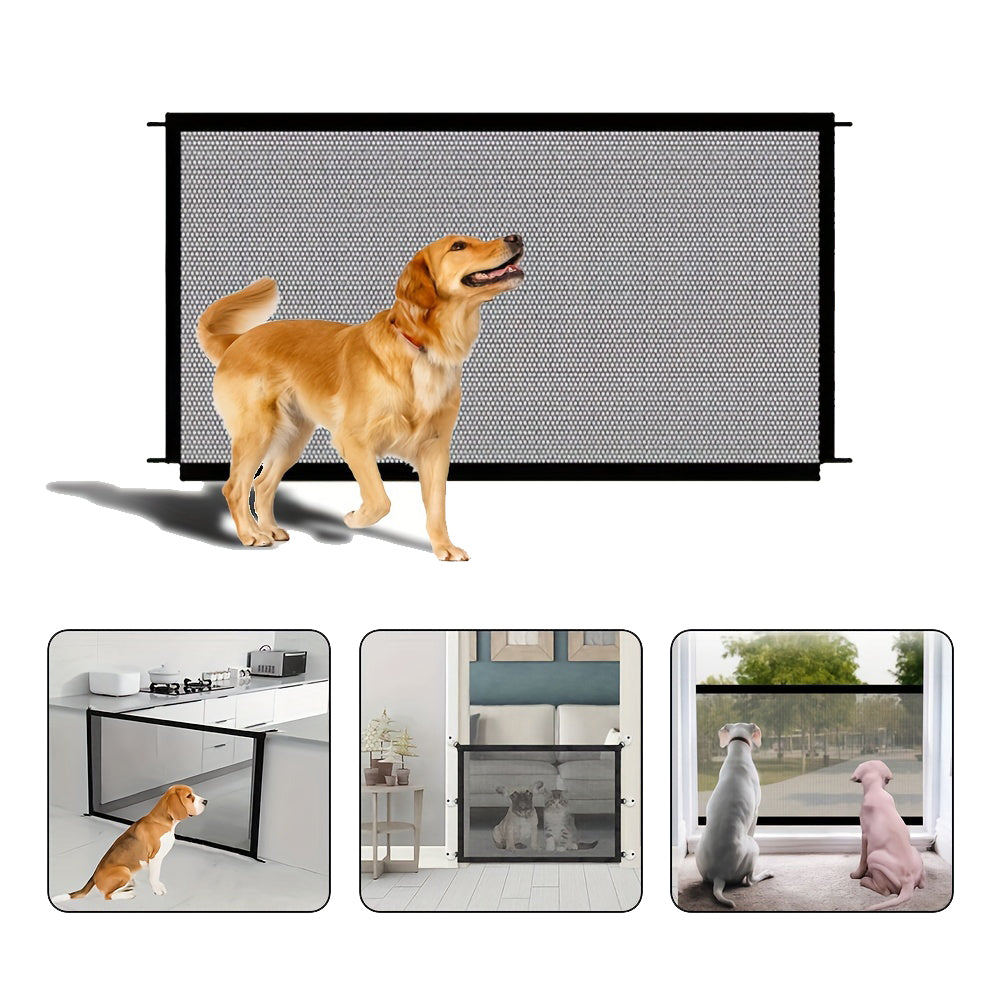 HKM-9931197 Foldable Dog Safety Fence - Indoor & Outdoor Isolation Barrier for Pets