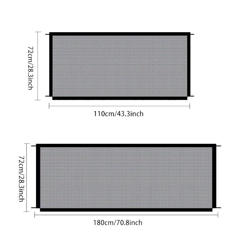 HKM-9931197 Foldable Dog Safety Fence - Indoor & Outdoor Isolation Barrier for Pets