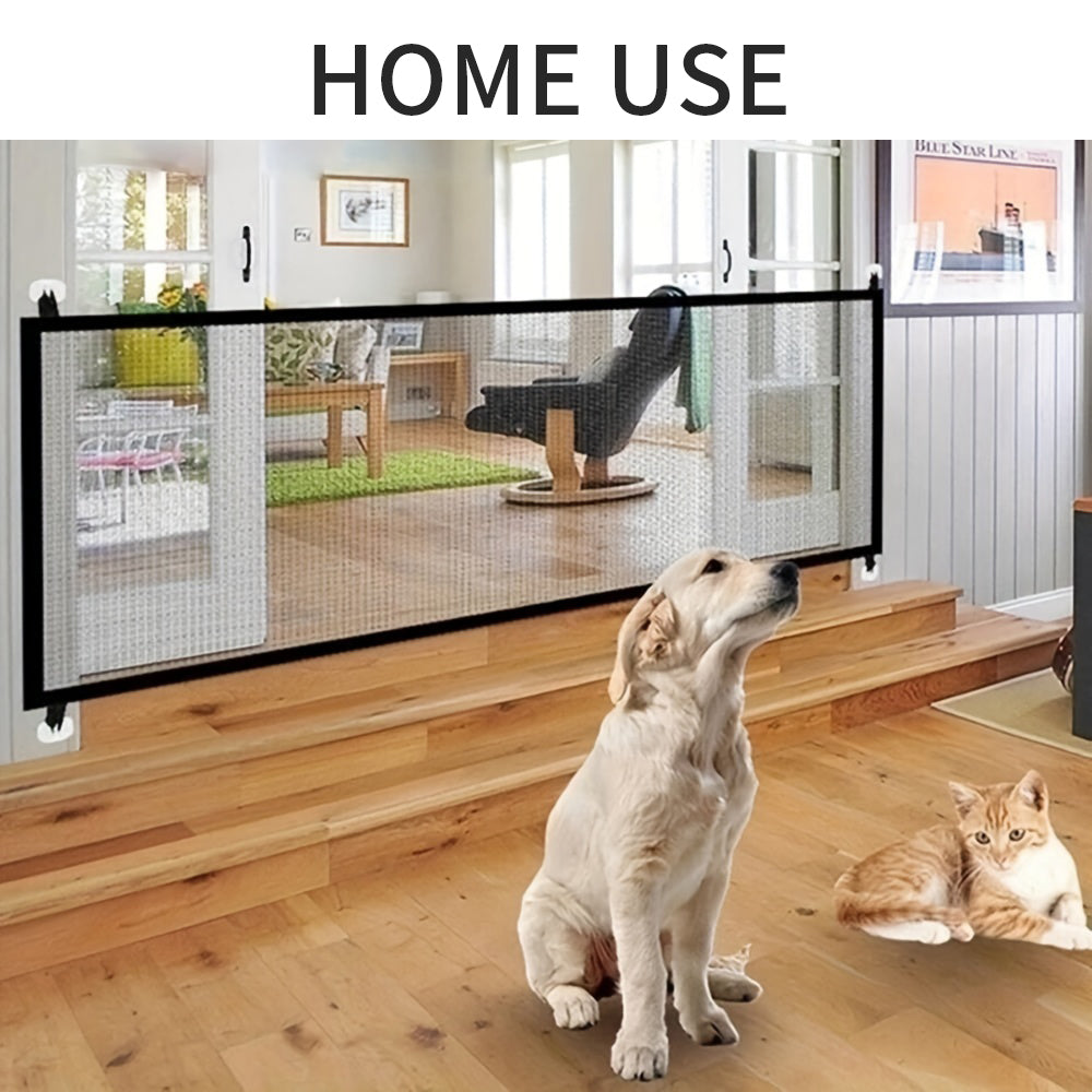 HKM-9931197 Foldable Dog Safety Fence - Indoor & Outdoor Isolation Barrier for Pets