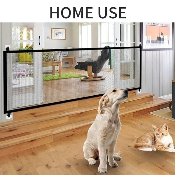 HKM-9931197 Foldable Dog Safety Fence - Indoor & Outdoor Isolation Barrier for Pets