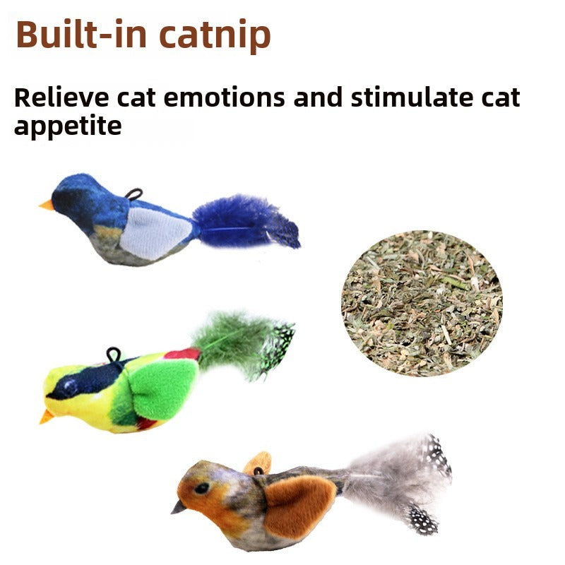 HKM-9931325 Durable Pet Sound Bird Toy for All Ages, Safe Material, Anti-Bite Design, Anxiety Relief