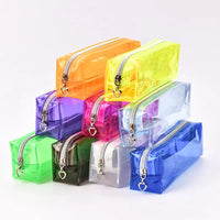 HKM-993171 Custom Clear PVC Pen Bags Pencil Cases for School, Various Sizes & Colours Available