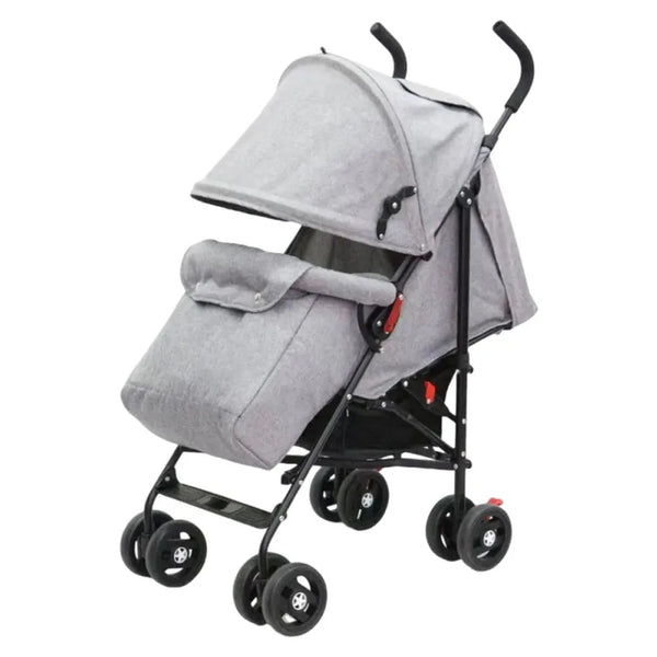 HKM-993235 Lightweight Durable Baby Stroller with Comfortable Mechanical Backrest - Available in Red, Purple, Green, and Gray
