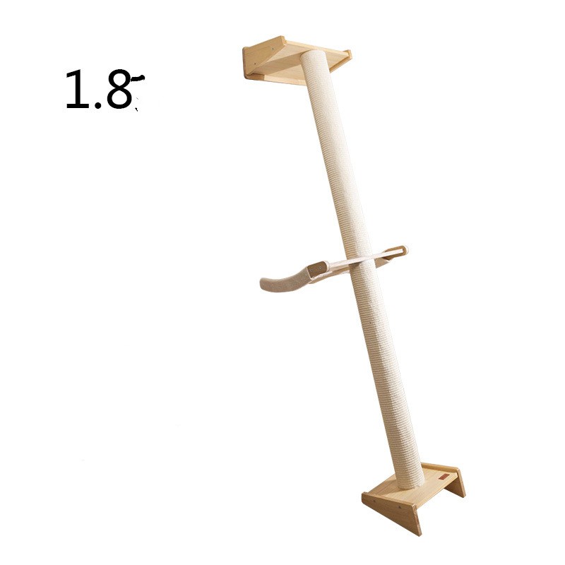HKM-9932989 Solid Wood Cat Climbing Frame with Multi-Style Litter Options for Adult Cats and Kittens
