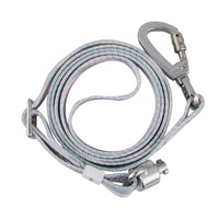HKM-9933501 Medium-Sized Pet Dog Walking Rope Collar with Bluetooth Connection, Integrated Battery, and Durable Design