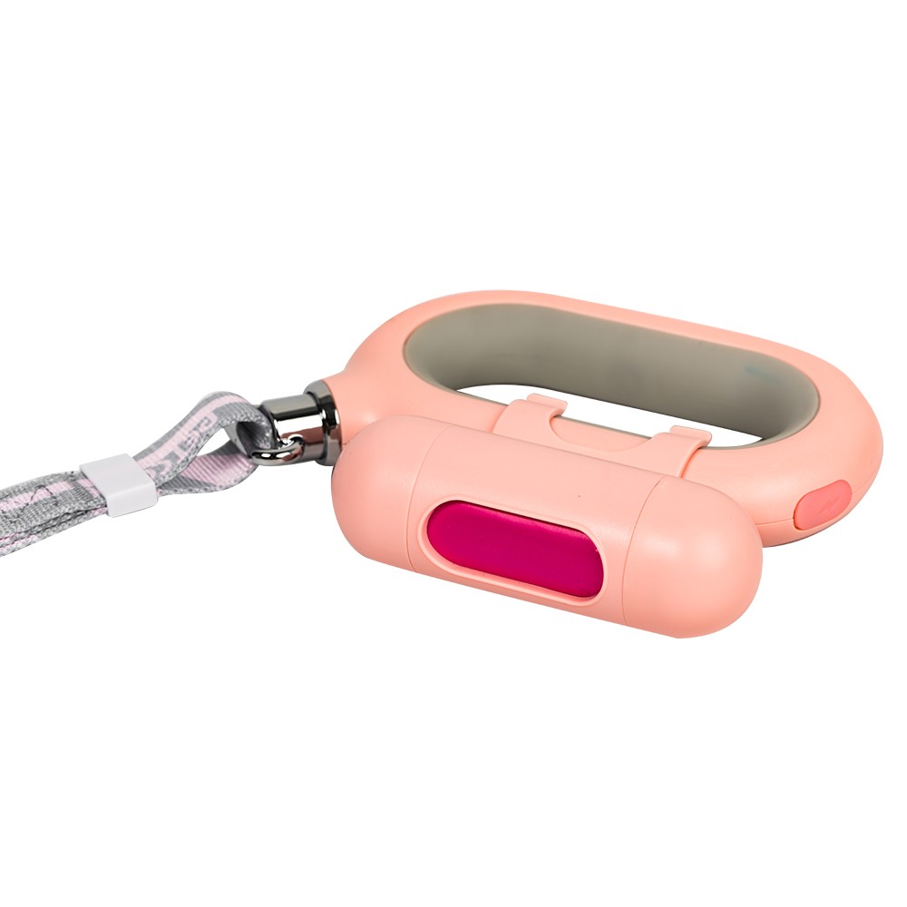HKM-9933501 Medium-Sized Pet Dog Walking Rope Collar with Bluetooth Connection, Integrated Battery, and Durable Design