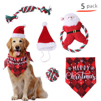 HKM-9934525 Durable Cotton Rope and Plush Dog Toy Set for Teeth Cleaning and Grinding