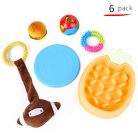 HKM-9934525 Durable Cotton Rope and Plush Dog Toy Set for Teeth Cleaning and Grinding