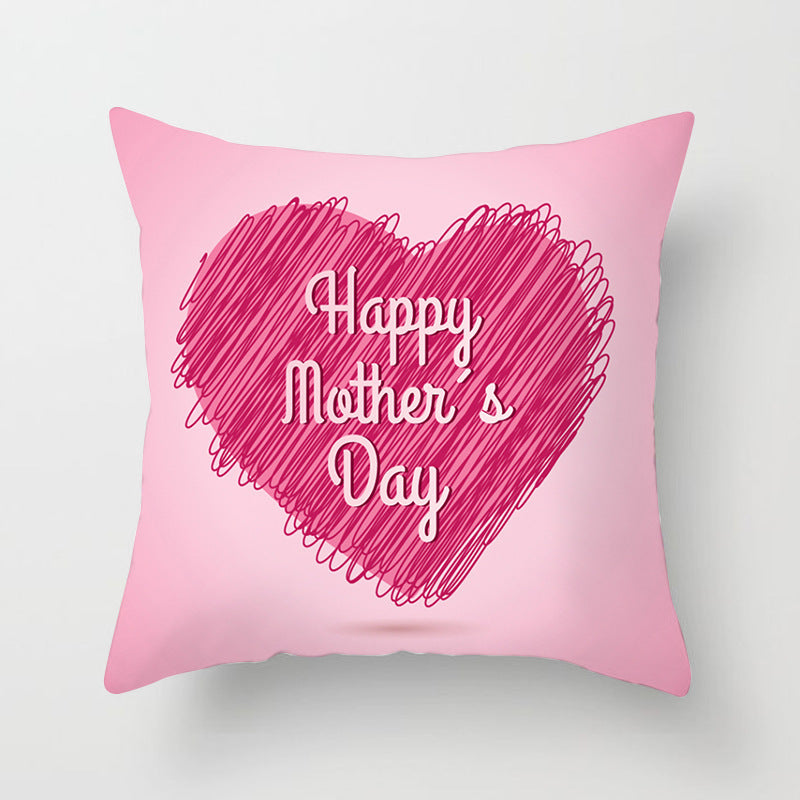HKM-993491 Peach Skin Cushion Cover 45x45cm with PP Cotton Filling for Home Decor