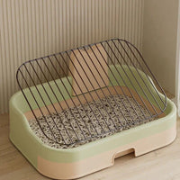 HKM-9935165 Portable Indoor Dog Potty Tray - Puppy Training Litter Pan for Convenient Pet Care