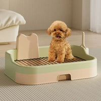 HKM-9935165 Portable Indoor Dog Potty Tray - Puppy Training Litter Pan for Convenient Pet Care