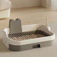 HKM-9935165 Portable Indoor Dog Potty Tray - Puppy Training Litter Pan for Convenient Pet Care