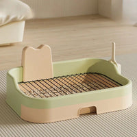 HKM-9935165 Portable Indoor Dog Potty Tray - Puppy Training Litter Pan for Convenient Pet Care
