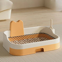 HKM-9935165 Portable Indoor Dog Potty Tray - Puppy Training Litter Pan for Convenient Pet Care
