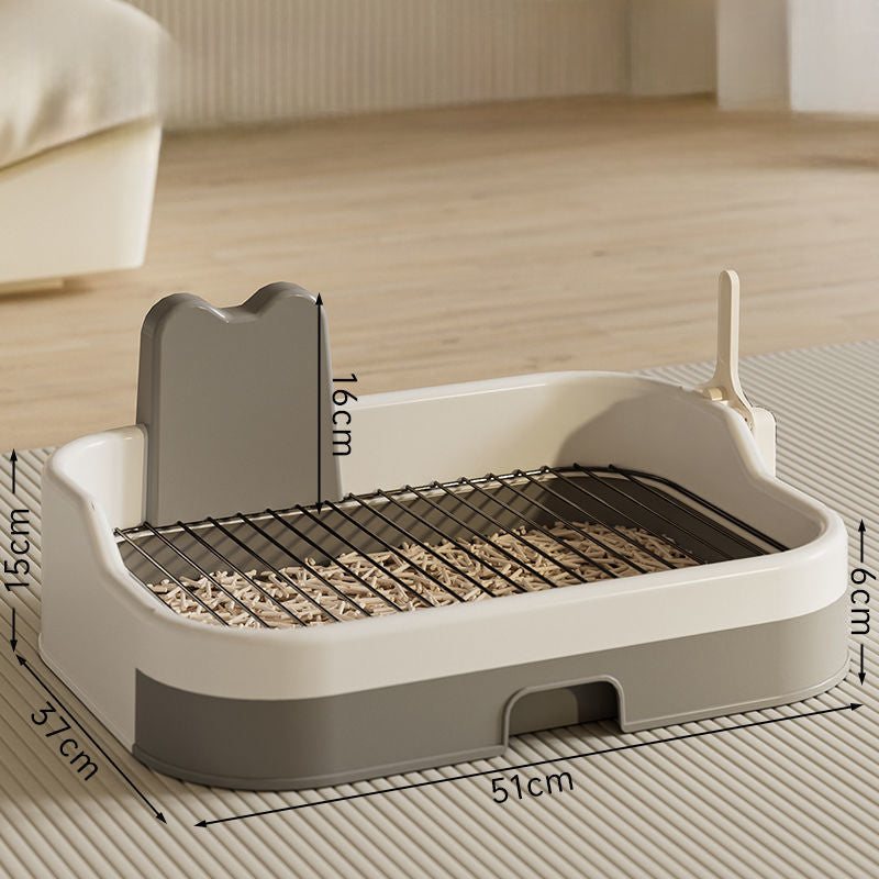 HKM-9935165 Portable Indoor Dog Potty Tray - Puppy Training Litter Pan for Convenient Pet Care