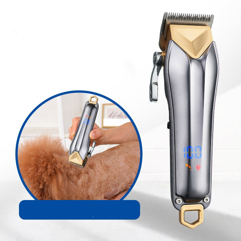 HKM-9935293 Pet Electric Hair Clipper Kit with Multiple Guide Combs and Accessories