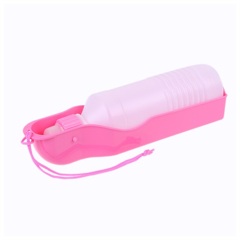 HKM-9935549 Portable Folding Water Bottle for Dogs - Leak-Proof Design, 500ml Capacity, Various Colors Available
