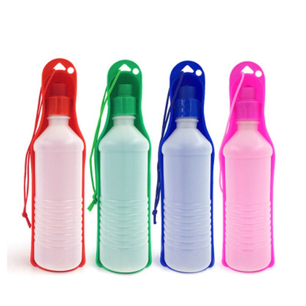HKM-9935549 Portable Folding Water Bottle for Dogs - Leak-Proof Design, 500ml Capacity, Various Colors Available