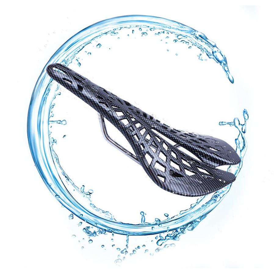 HKM-993555 Lightweight Carbon Fiber Hollow Saddle for Mountain and Road Bikes