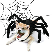 HKM-993619 Cosplay Spider Costume for Dogs and Cats - Eco-Friendly Pet Clothing for Halloween Parties