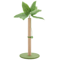 HKM-9936957 Indoor Cat Scratching Post, 33-Inch Tall with Dangling Ball and Palm Tree Design