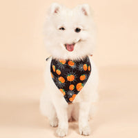 HKM-9937085 Halloween Double-Sided Saliva Towel for Pets - Various Patterns and Sizes Available