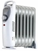 HKM-993811 Oil-Filled Electric Radiator Heater with Adjustable Thermostat and Overheat Protection, Ideal for Bedroom and Living Room