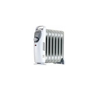 HKM-993811 Oil-Filled Electric Radiator Heater with Adjustable Thermostat and Overheat Protection, Ideal for Bedroom and Living Room