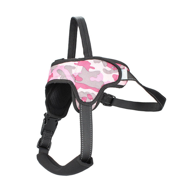 HKM-9938749 Camouflage Dog Leash for Medium and Large Dogs - Durable Polyester Material, Adjustable Sizes M, L, XL