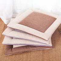 HKM-994003 Linen Strap Non-slip Chair Cushion 40x40cm for Living Room, Dining, and Outdoor Use