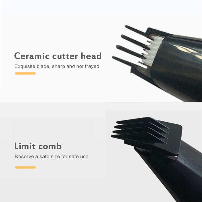 HKM-9941053 Professional Pet Grooming Clipper for Cats and Dogs - Lightweight, Durable ABS, 6W Motor, 4500RPM Speed, Compact Design